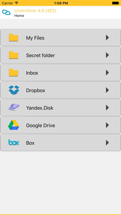 UnArchiver (zip/unzip/unrar):PRO