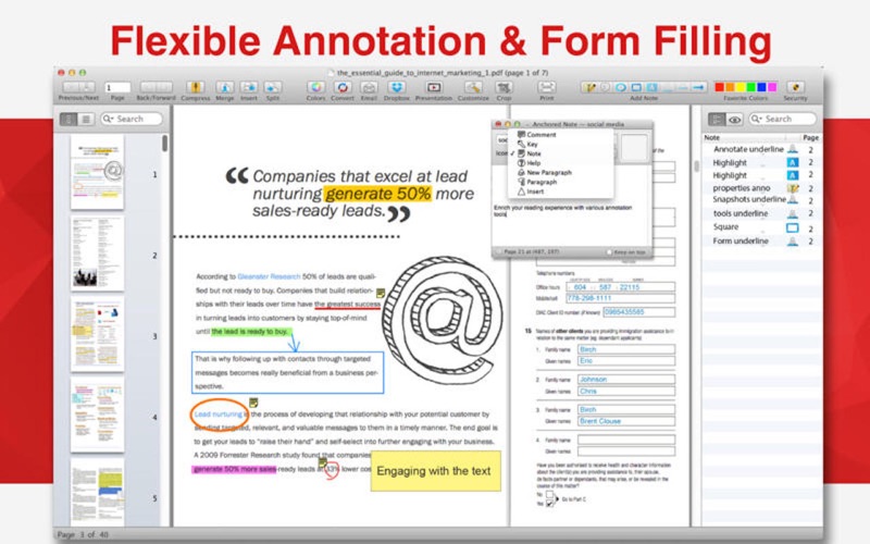 Annotate PDF -  Fill Forms, Take Note &amp; Editor thumbnail 3