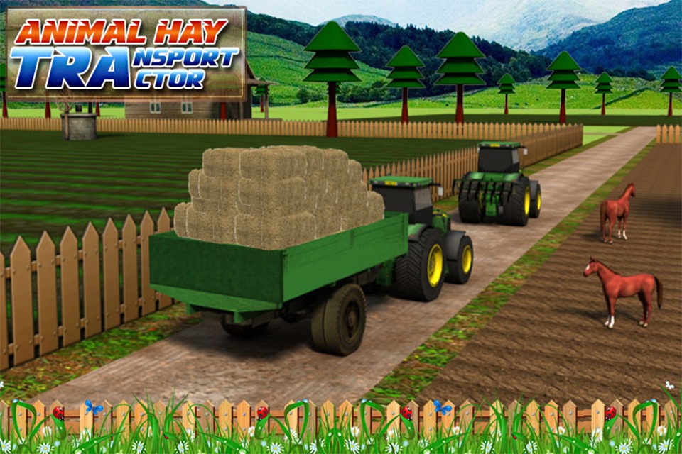 Tractor: Farm Driver - Free 3D Farming Simulator Game Animal & Hay Transporter Farmer Tractor screenshot 4
