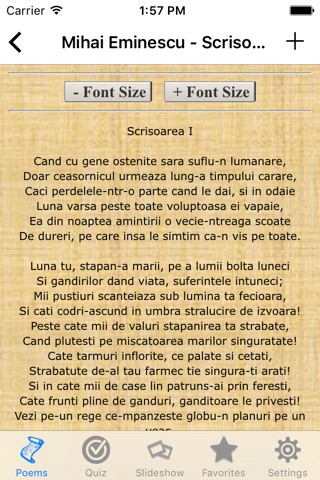 Romanian Poems screenshot 4