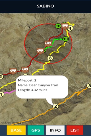 Sabino Canyon Trail Map Offline screenshot 3