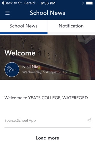 Yeats College, Waterford screenshot 2