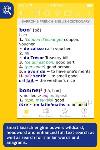 Barron’s French-English Bilingual Dictionary screenshot 2