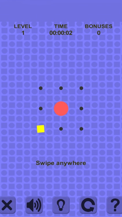 Simple Swipe. Red Ball