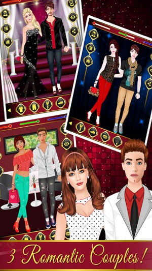 Romantic Couple Dress Up Game(圖2)-速報App