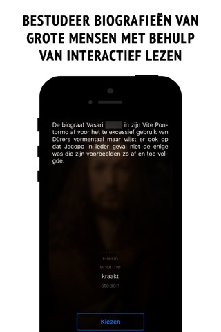 Durer - interactive biography screenshot 2