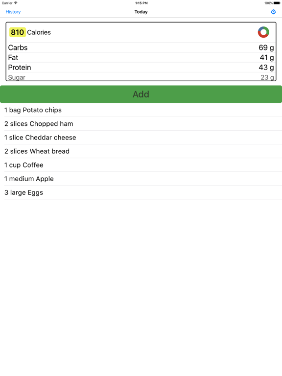Screenshot #5 pour Spelt - Calorie and Nutrition Tracker