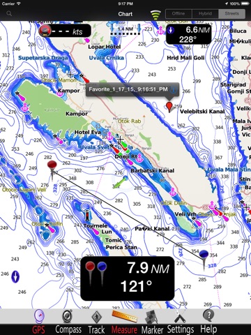 Croatia GPS Nautical Chart Pro screenshot 3