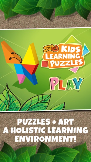 Kids Learning Puzzles: Garden Animals, K12 Tangram(圖1)-速報App