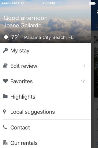 Sterling Resorts Vacation App screenshot 2