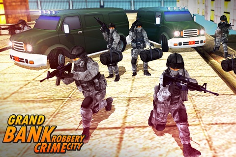 Bank Robbery - crime city police shooting 3D free screenshot 2