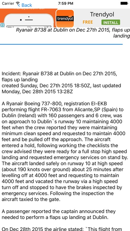 Aviation News & Headlines & Occurrence Reports - Accident/Incident/Crash