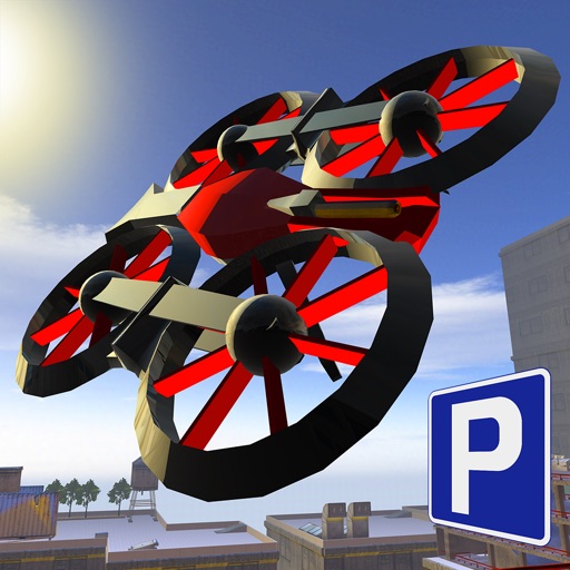 3D Spy Drone Parking - Quadcopter City Flying Simulator Game PRO icon