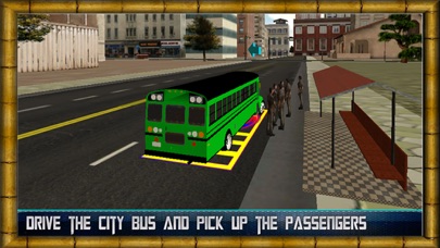 City Bus Driving Simulator 2016 - Real passengers pick & drop driver traffic parking SimScreenshot of 3