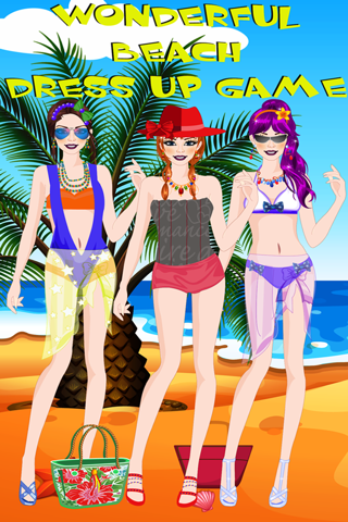 Wonderful Beach Dress Up Game screenshot 2