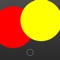 Tap the circles before they change to red, but don't hit them too early