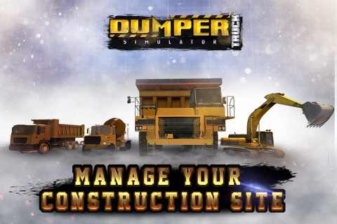 Dumper Truck Simulator 3D - Heavy Construction Crane Simulator screenshot 4