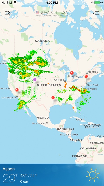 NOAA Radar USA Free - Live Radar, Weather Forecast & Hurricane Maps screenshot-0