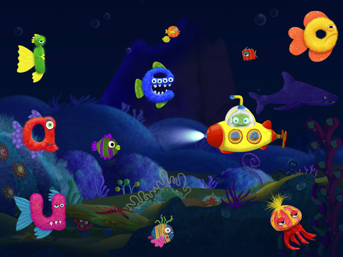 Tiggly Submarine Preschool ABC Game