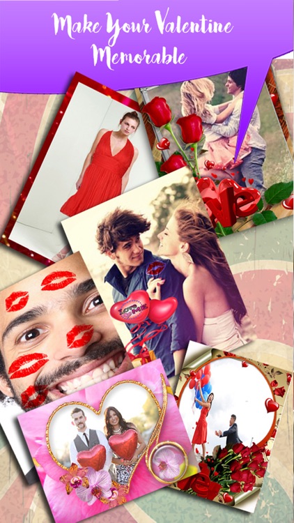 Valentine Photo Grid - Fun Photo Editor with Valentine's Day items