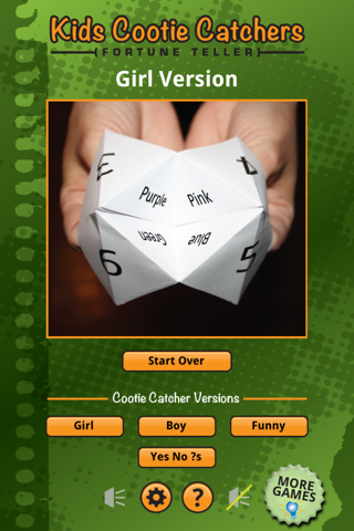 Cootie Catcher Game - náhled