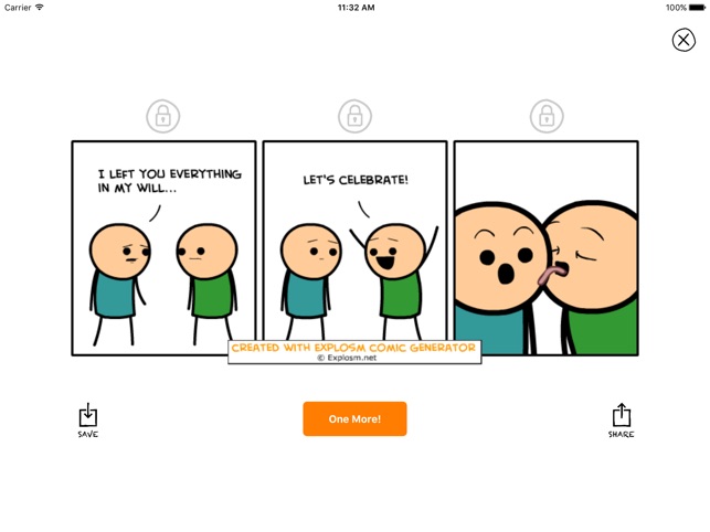 and Happiness: Comic the App Store