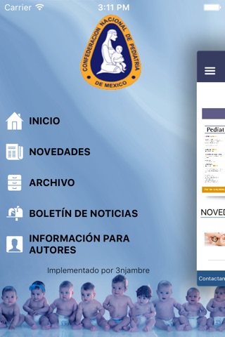 Pediatría de México screenshot 2