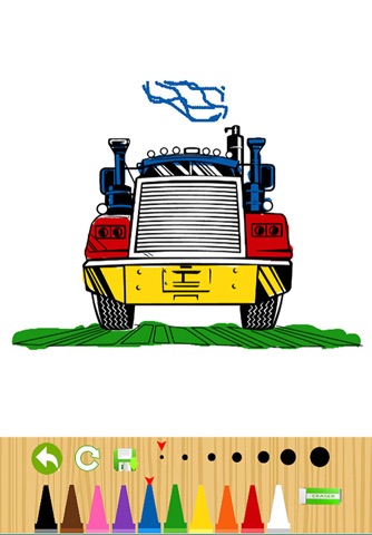 Car Truck Coloring Book Printable Coloring Pages For Kids screenshot 3