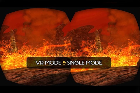 VR Drive through Live Volcano Lava 3D screenshot 3
