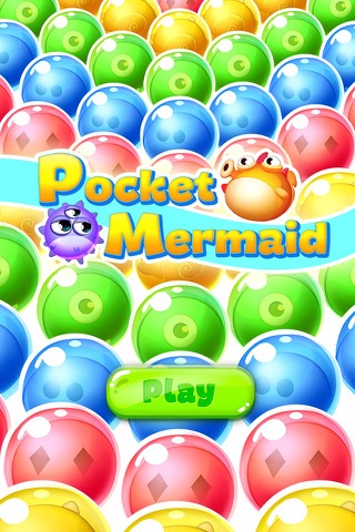Pocket Mermaid - Pop bubble shooter game of crush happy birds inside world screenshot 4