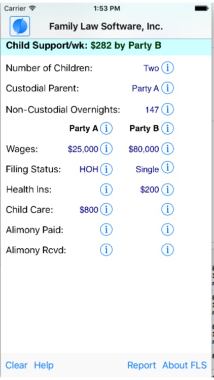 New Jersey Child Support Calculator by Family Law Software, Inc.