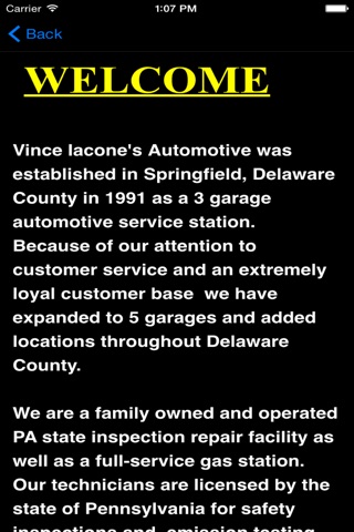 Vince Iacone's Automotive screenshot 2