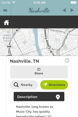 Nashville Music City Travel App screenshot 4