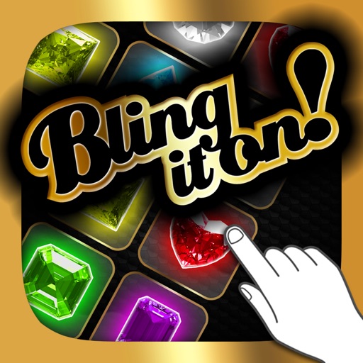 Bling It On! LITE: Attain gilt skills in this fun & uniquely addictive gem match game! iOS App