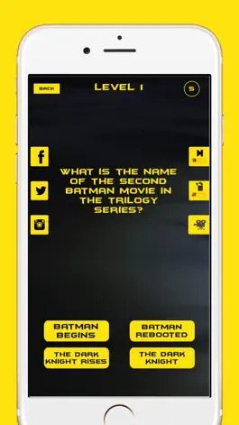 Game screenshot The Dark Quiz - The quiz game for the ultimate Dark Knight fan apk