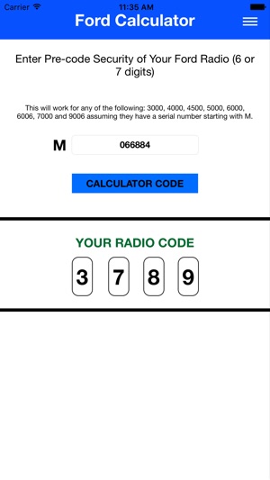 Ford Radio Code Online Version(圖2)-速報App