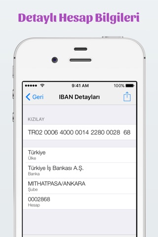 IBAN Validator screenshot 2