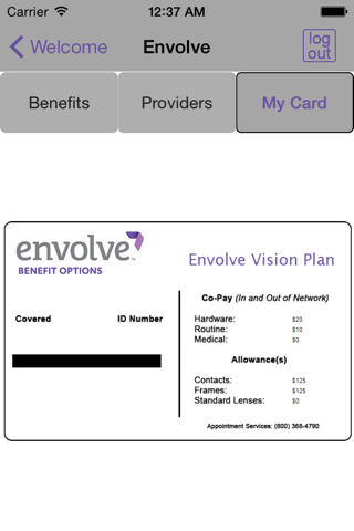 Envolve Benefit Options screenshot 4