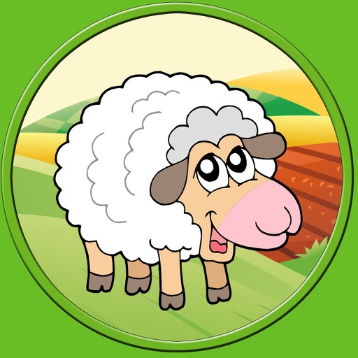 exciting farm animals for kids - no ads icon