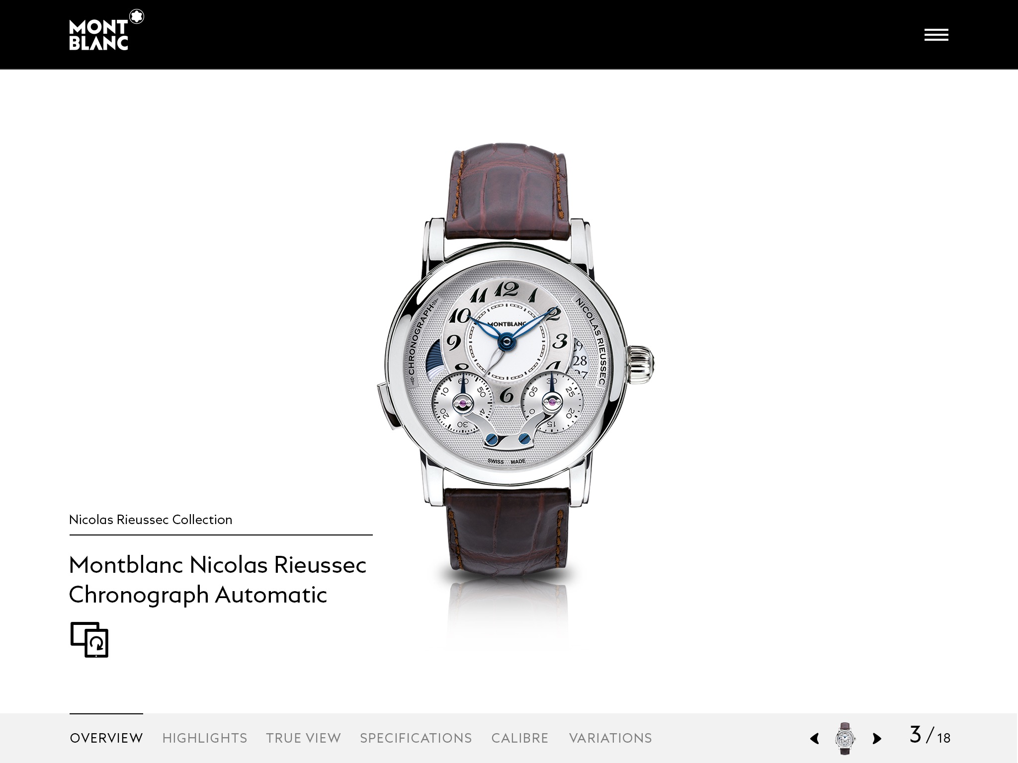 Montblanc Timepieces App screenshot 2