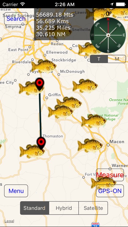 Georgia: Fishing Lakes screenshot-3