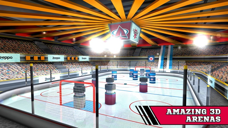 Pin Hockey - Ice Arena - Glow like a superstar air master