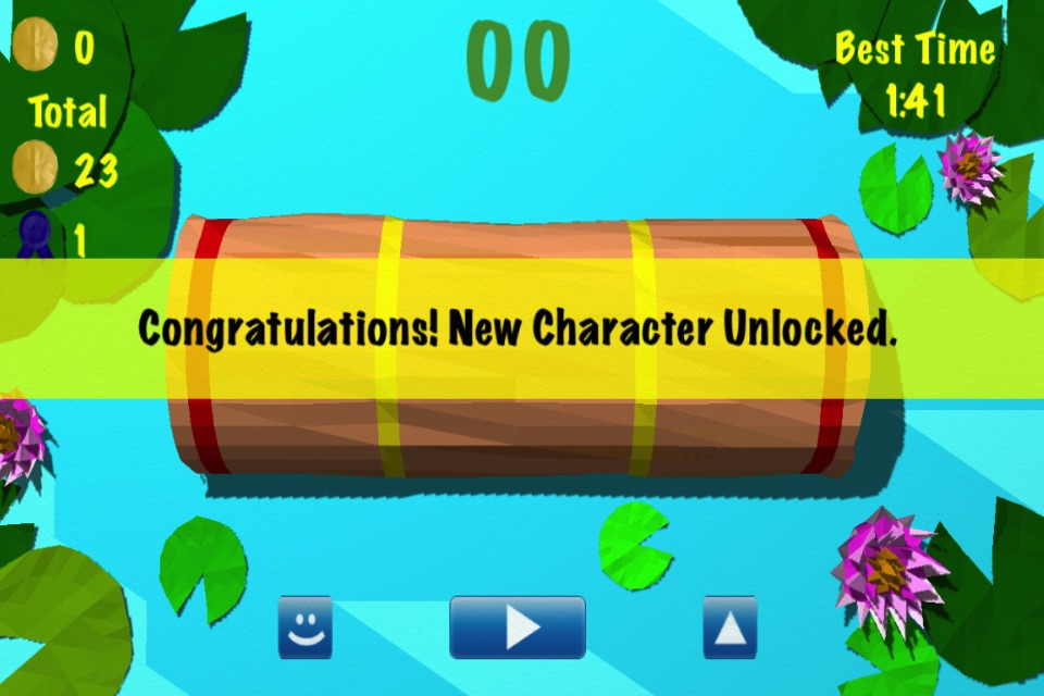 Froggy Log - Endless Arcade Log Rolling Simulator and Lumberjack Game Stay Dry and Dont Fall In The Water! screenshot 3