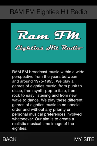 RAM FM Eighties Hit Radio screenshot 3