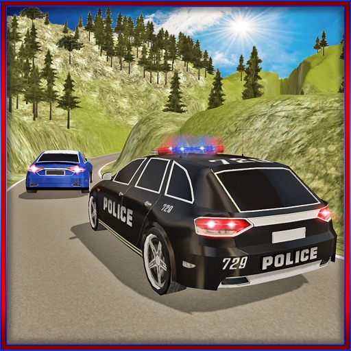 Police Hill Car Crime Chase icon
