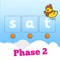 Twinkl Phase 2 Phoneme Board (British Phonics - CVC Word Spelling Game)