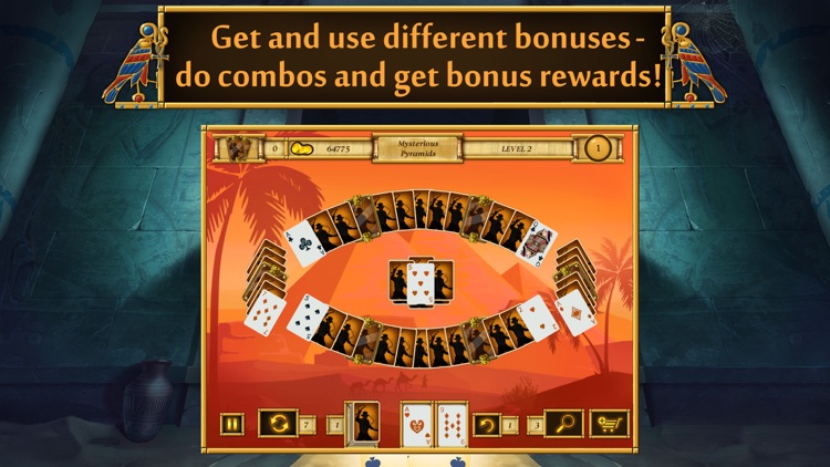 Egypt Solitaire. Match 2 Cards. Card Game