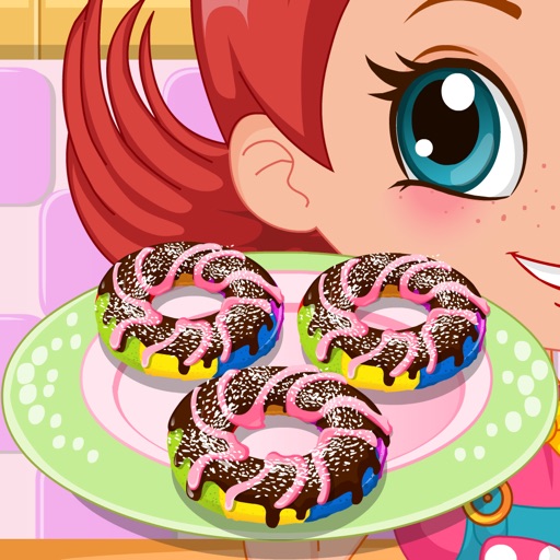 Baked Rainbow Doughnuts icon