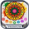 Mandalas coloring book Secret Garden colorfy game for adults - Premium
