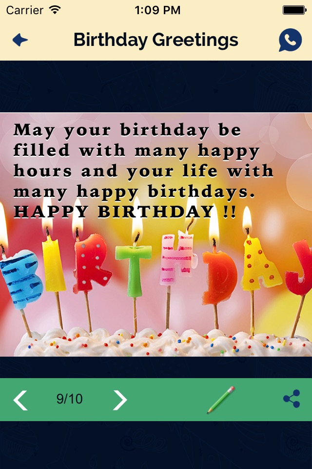 Happy Birthday Greetings, Wishes, Emojis, Text2pic screenshot 4